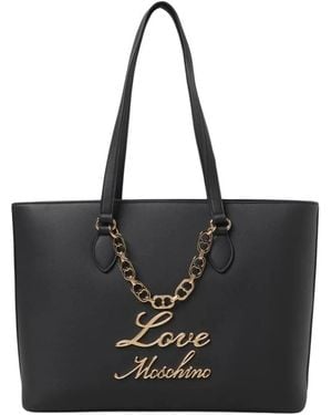Love Moschino Tote Bags - Black