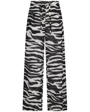 The Attico Straight Trousers - Negro
