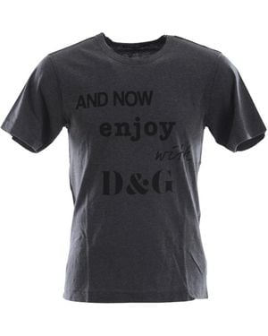 Dolce & Gabbana T-Shirts - Black