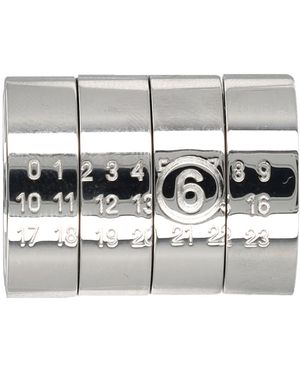 MM6 by Maison Margiela Rings - Metallic