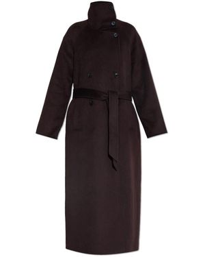 Samsøe & Samsøe Double-Breasted Coats - Negro