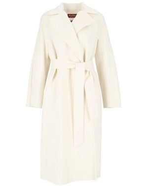 Max Mara Jassen ,Wit ,Wol Cappotto Cles