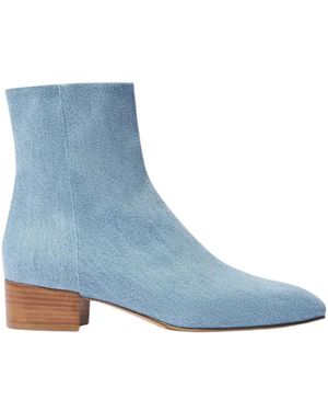 SCAROSSO Heeled Boots - Azul