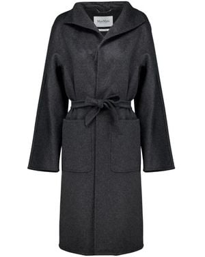 Max Mara Geknoopte Jassen - Zwart