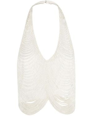 GIUSEPPE DI MORABITO Sleeveless Tops - Wit