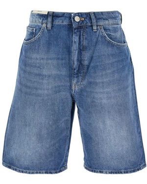 PT Torino Denim bermuda shorts - Blau
