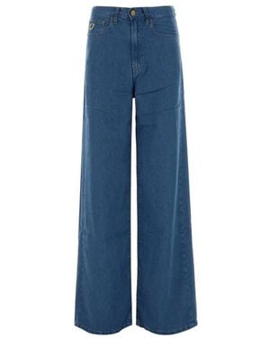 Lois Jeans ,Blauw ,Denim Denim Wijde Jeans