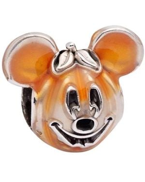 PANDORA Mickey Kürbis Sterling Silber Charm - Orange