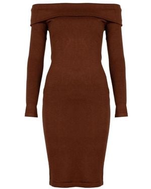 Guess Midi Dresses - Marrone