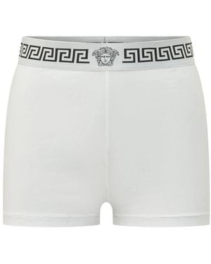 Versace Cotton-Jersey Trunks - Wit
