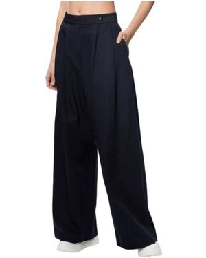 Tommy Hilfiger Wide Trousers - Blue