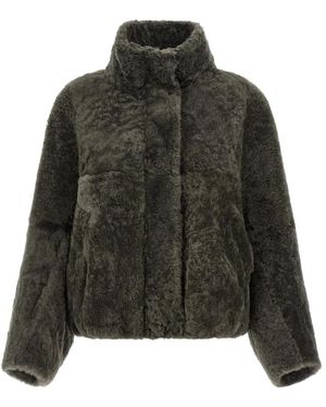 Brunello Cucinelli Lamsvacht Jas - Groen