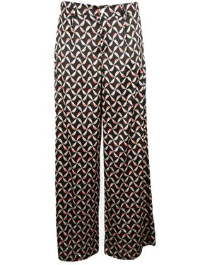 Think! Polyester Casual Broek - Zwart