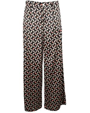 Think! Polyester Casual Broek - Zwart