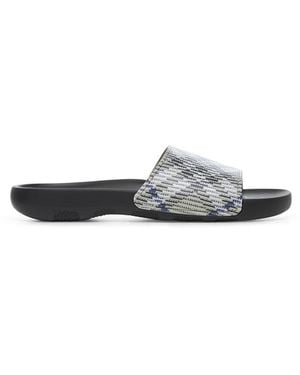 Burberry Sliders - Grey