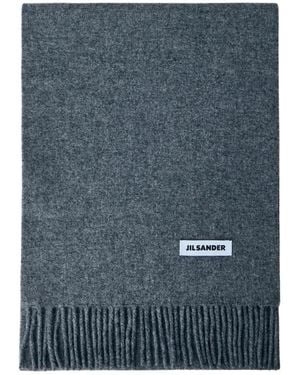 Jil Sander Accessoires ,Grijs ,Scarves - Blauw