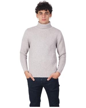AT.P.CO Hochgeschlossener Wollpullover Für Männer - Grau
