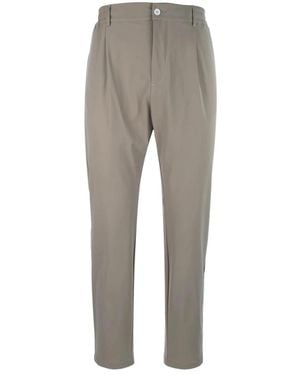 Cruna Slim-Fit Trousers - Grey