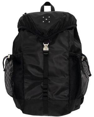 Pop Trading Co. Schwarzer Rucksack Mit Minimalistischem Design