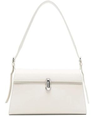 SAVETTE Symmetry Schultertasche - Weiß