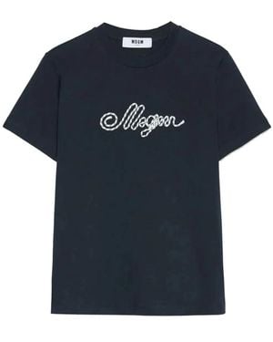 MSGM T-Shirts - Blue