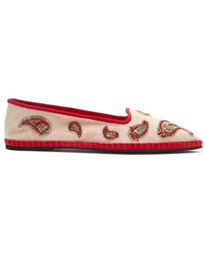 Maliparmi Embroidered Ballerina - Rot