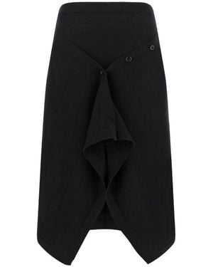 Lemaire Midi Skirts - Black