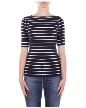 Ralph Lauren Tops ,Blauw ,Katoen Overhemden Wit