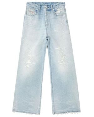 DIESEL Wide Jeans - Blu