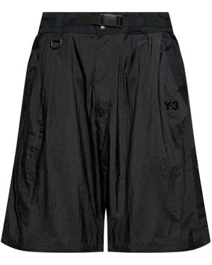 Y-3 Logo-Shorts - Schwarz