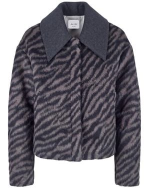 Alysi Faux Fur & Shearling Jackets - Bleu
