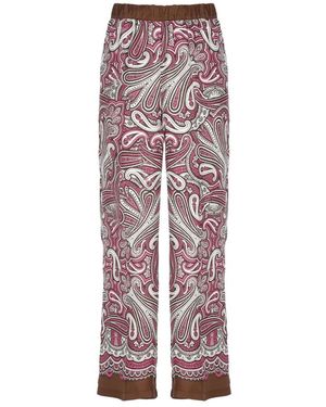 P.A.R.O.S.H. Wide Trousers - Rouge