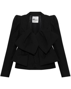 Comme des Garçons Jassen ,Zwart ,Wol Wol Blazer