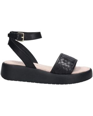 Bugatti Flat Sandals - Black