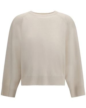 Brunello Cucinelli Kaschmir-Rundhals-Pullover - Grau