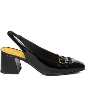 Mara Bini Chanel Slingback - Schwarz