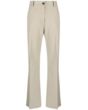 Studio Nicholson Broeken ,Wol Rie Flared Pant - Naturel