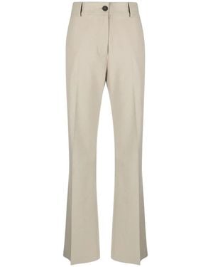 Studio Nicholson Broeken ,Wol Rie Flared Pant - Naturel