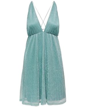 ONLY Elegante Jurk Voor Speciale Gelegenheden - Blauw