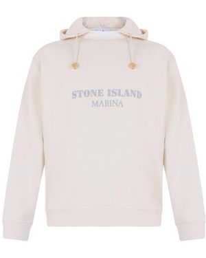 Stone Island Hoodies - White
