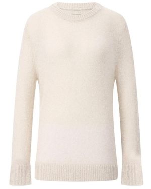 Massimo Alba Rundhals-Strickware - Weiß