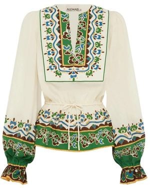 ALÉMAIS Bridgette Top - Grün