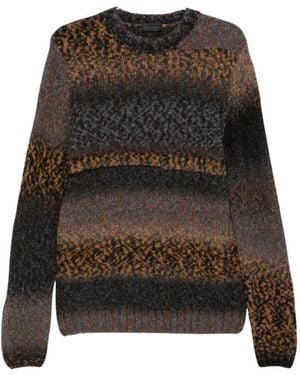 Dondup Round-Neck Knitwear - Marrón