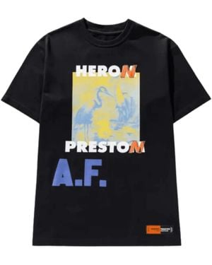 Heron Preston T-Shirts - Black