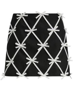 Moschino Rokken ,Zwart ,Wol Wolrok Met Strikken