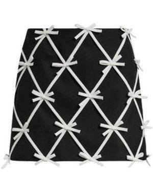Moschino Rokken ,Zwart ,Wol Wolrok Met Strikken