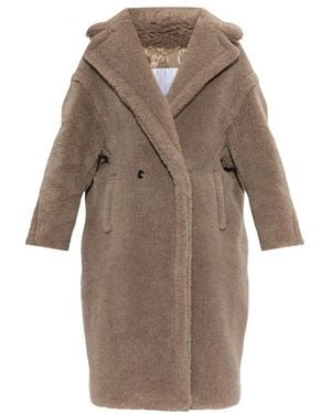 Max Mara Ladyted Cashmere Jas - Bruin