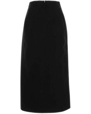 Jil Sander Midi Skirts - Nero
