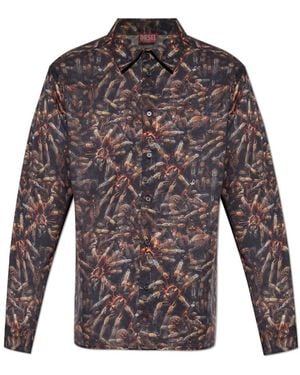 DIESEL Casual Shirts - Marron