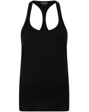 Tom Ford Sleeveless Tops - Black